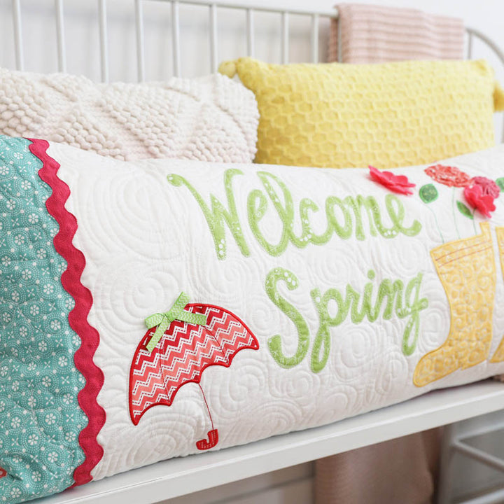 Welcome Spring Bench Pillow (Digital Download)