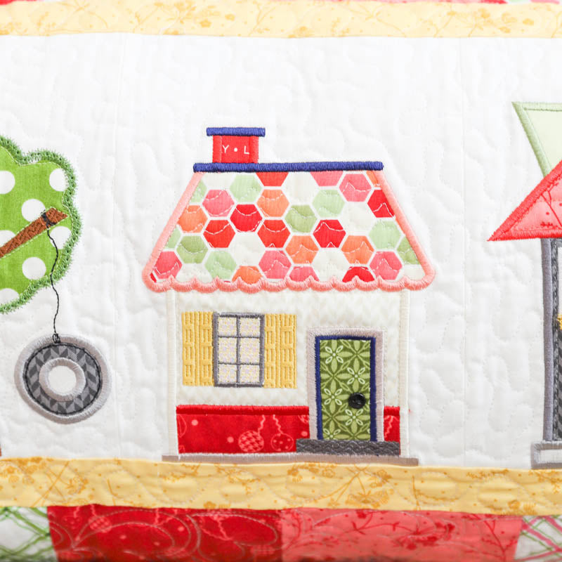 Make Yourself At Home Quilt, Machine Embroidery Pattern