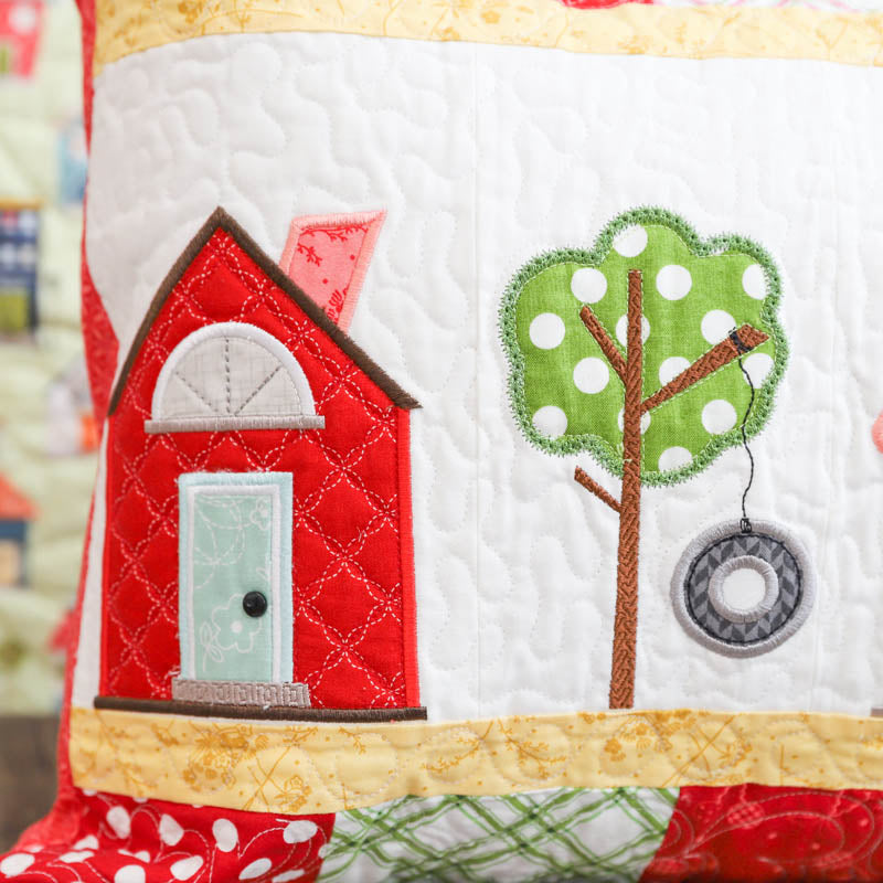 Make Yourself At Home Quilt, Machine Embroidery Pattern