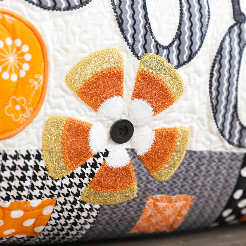 Halloween Boo Bench Pillow (Digital Download)