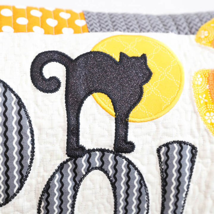 Halloween Boo Bench Pillow (Digital Download)