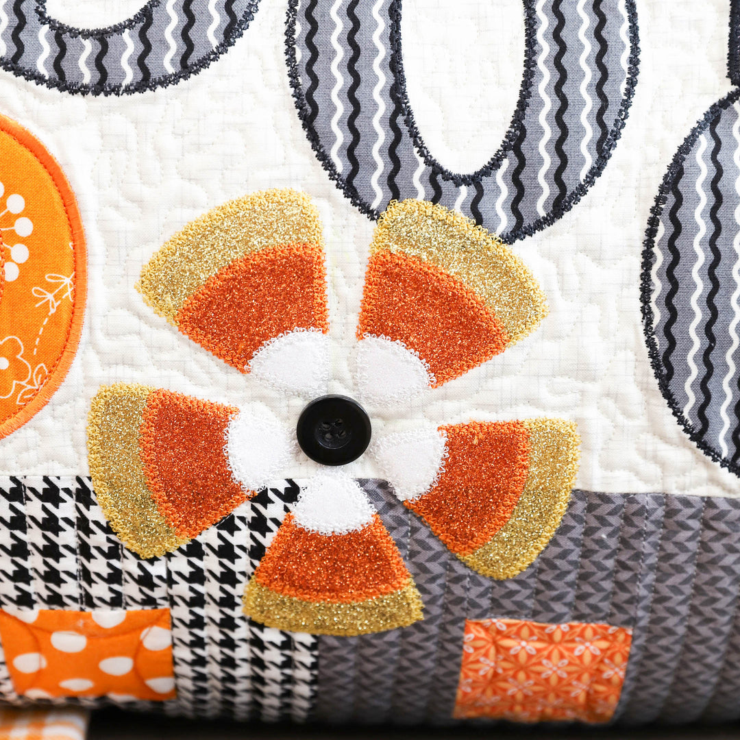 Halloween Boo Bench Pillow (Digital Download)