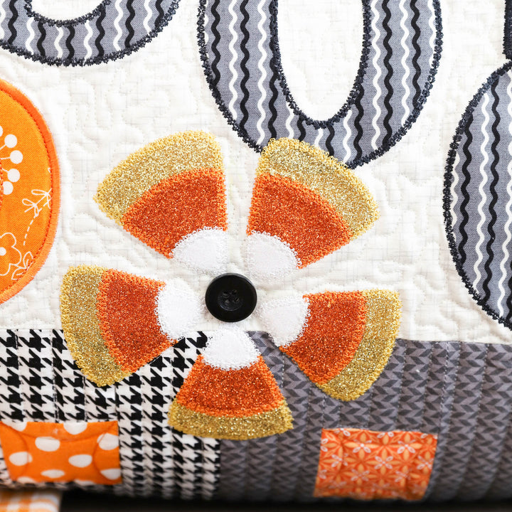 Halloween Boo Bench Pillow (Digital Download)