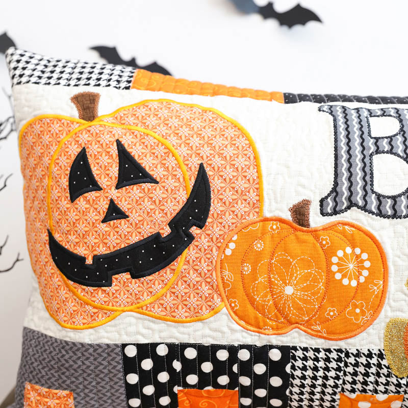 Halloween Boo Bench Pillow (Digital Download)