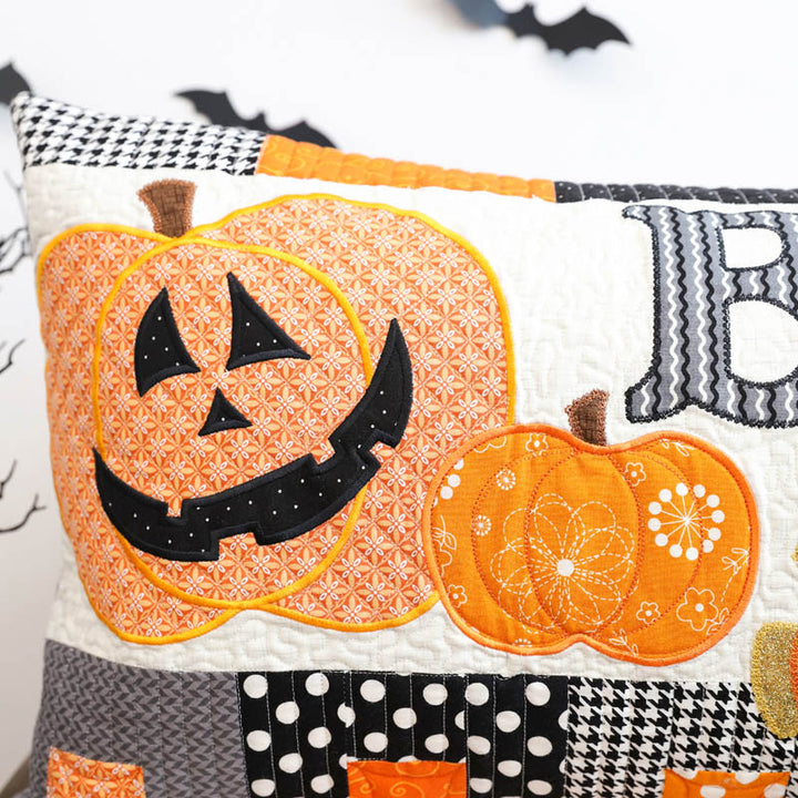 Halloween Boo Bench Pillow (Digital Download)
