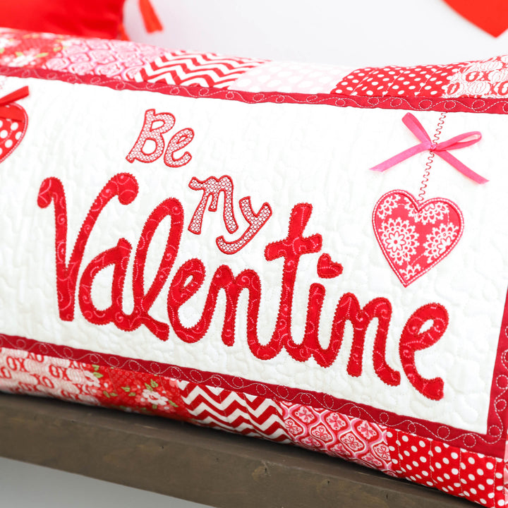 Be My Valentine Bench Pillow (Digital Download)