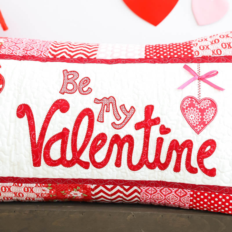 Be My Valentine Bench Pillow (Digital Download)