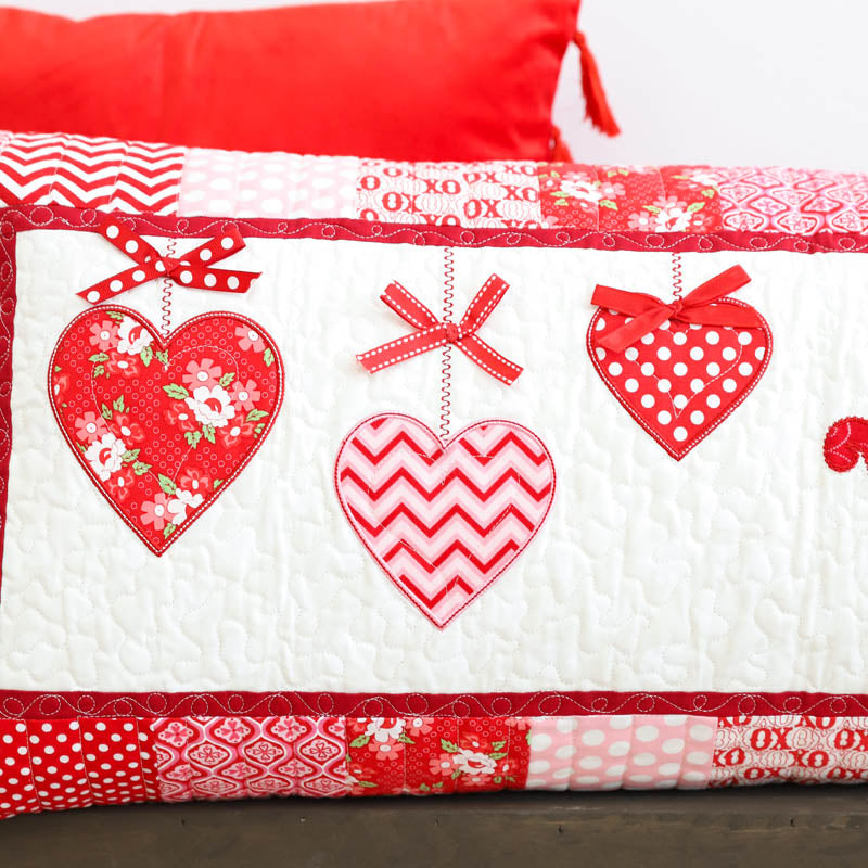 Be My Valentine Bench Pillow (Digital Download)