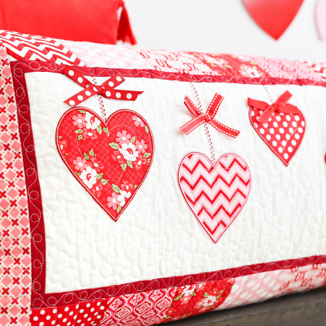 Be My Valentine Bench Pillow (Digital Download)