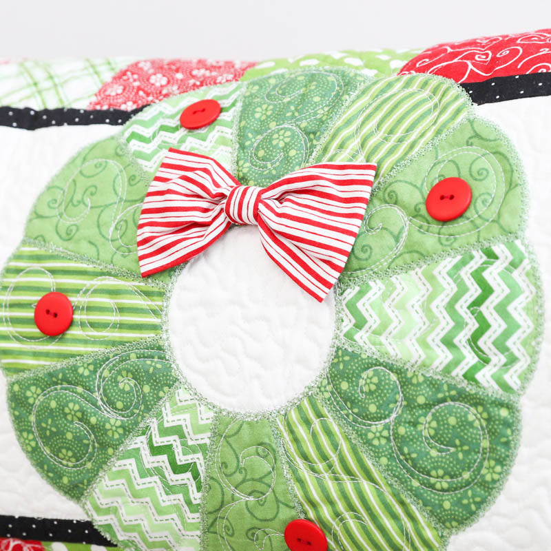 Deck the Halls Bench Pillow (Digital Download)