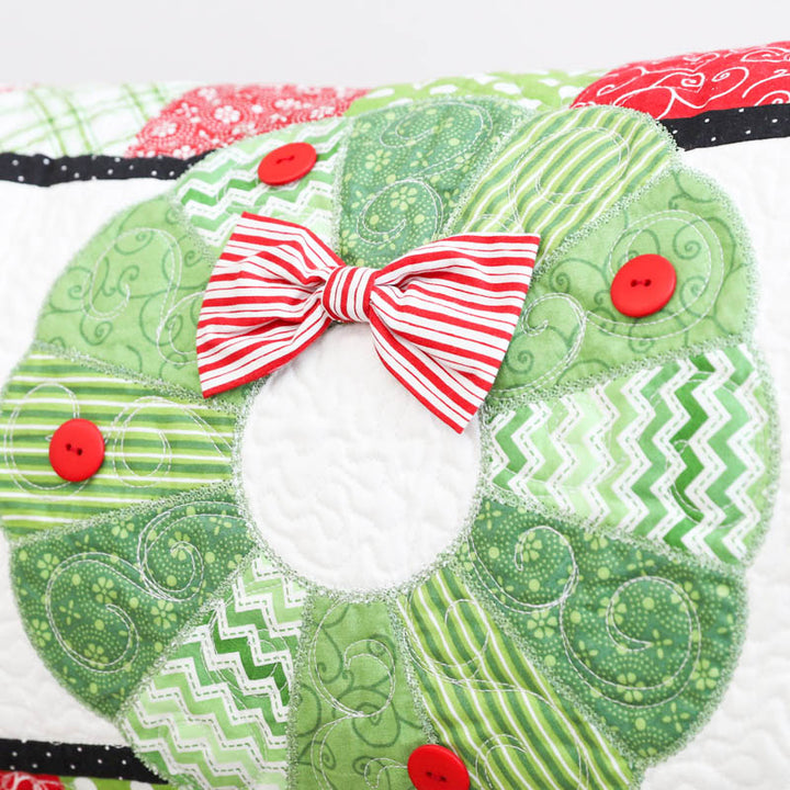 Deck the Halls Bench Pillow (Digital Download)