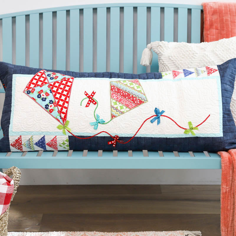 Let's Go Fly A Kite Bench Pillow