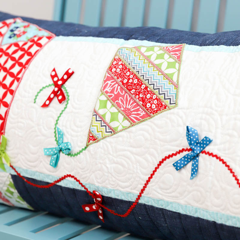 Let's Go Fly A Kite Bench Pillow