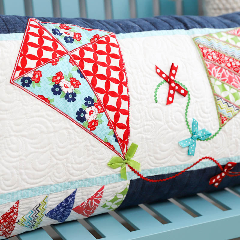 Let's Go Fly A Kite Bench Pillow