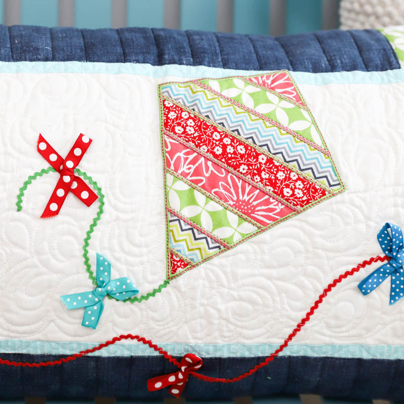 Let's Go Fly A Kite Bench Pillow