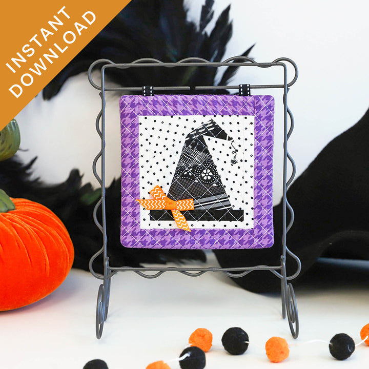 Machine Embroider by Number: Witch Hat