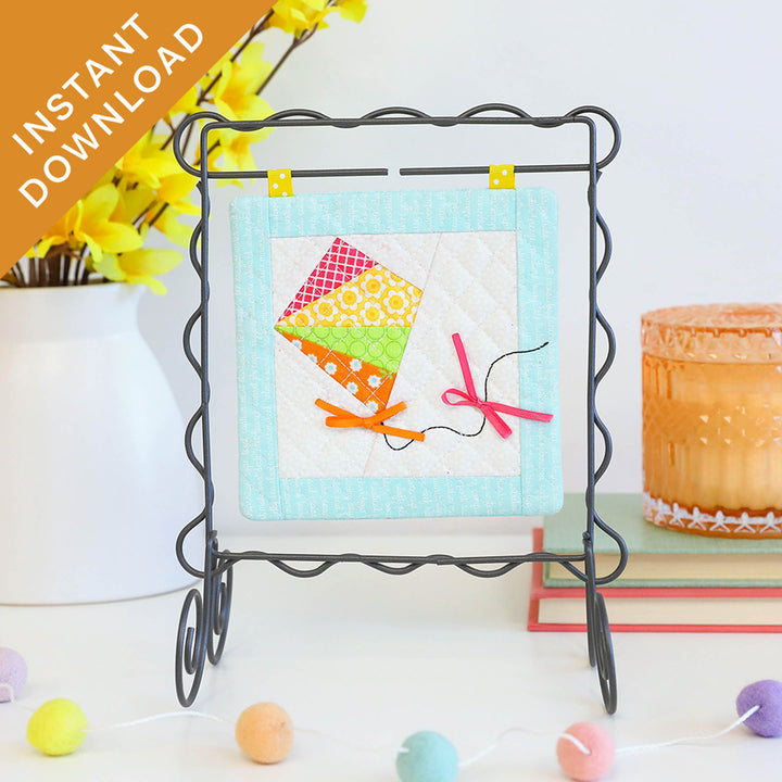 Machine Embroider by Number: Kite (Digital Download)
