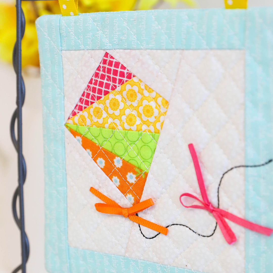 Machine Embroider by Number: Kite (Digital Download)