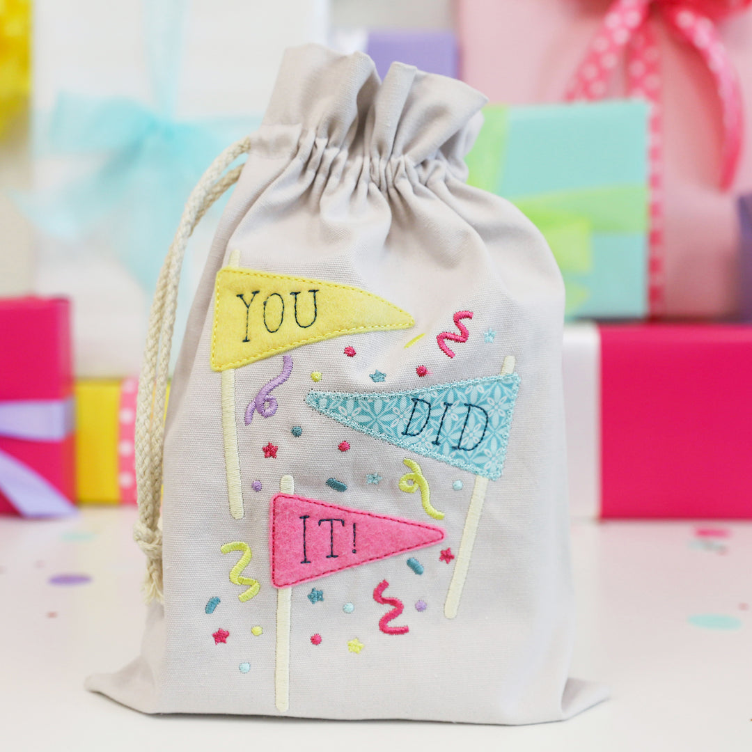 Cinch Sack Grey 2 Pack