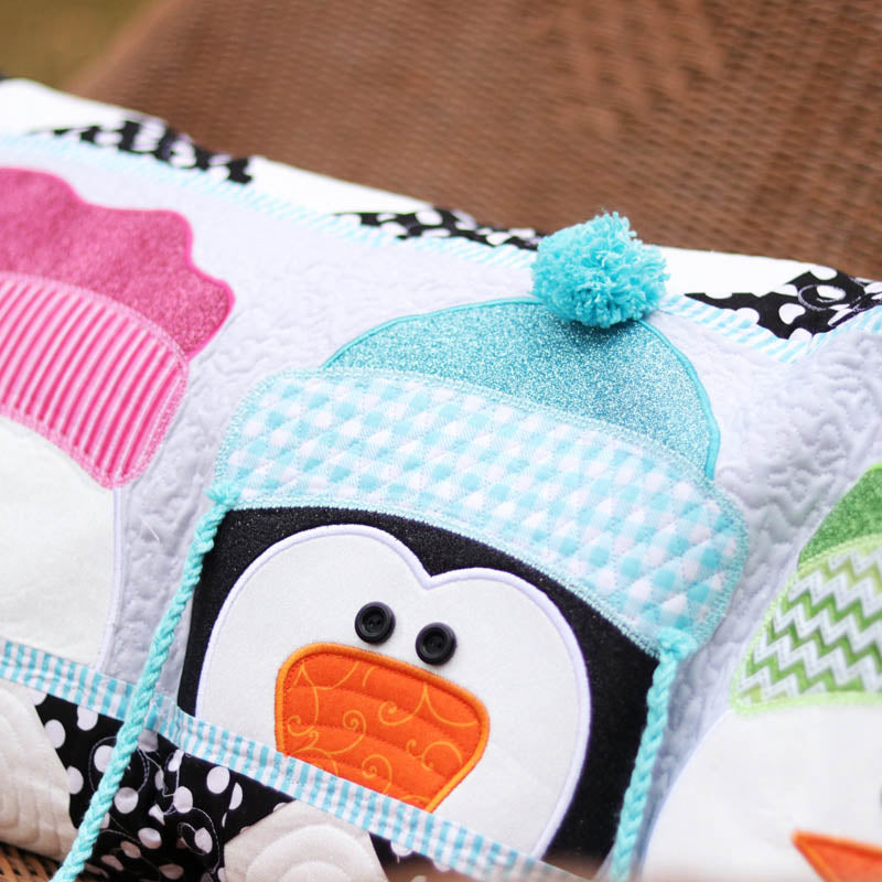 Winter Whimsy Bench Pillow (Digital Download)