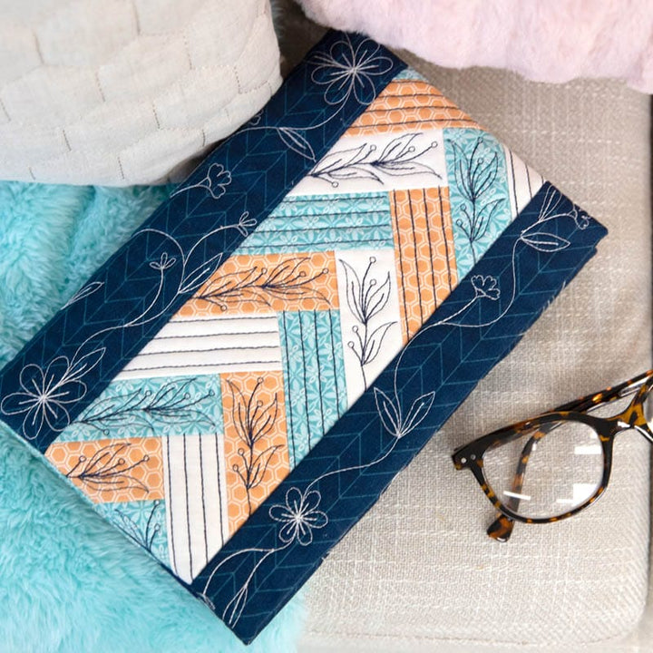 Petals & Prose Book Cover + Bonus Designs - Machine Embroidery Project Kit