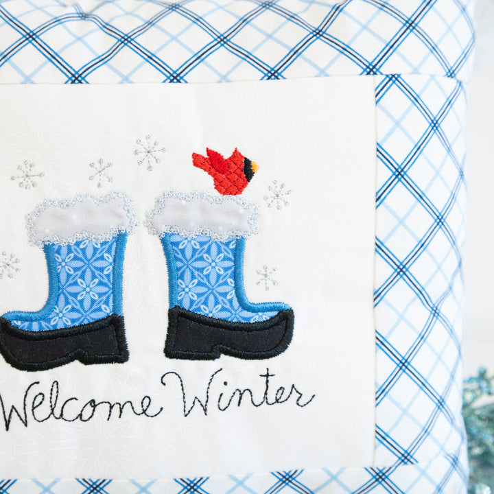 Welcome Winter Pillow (Digital Download)