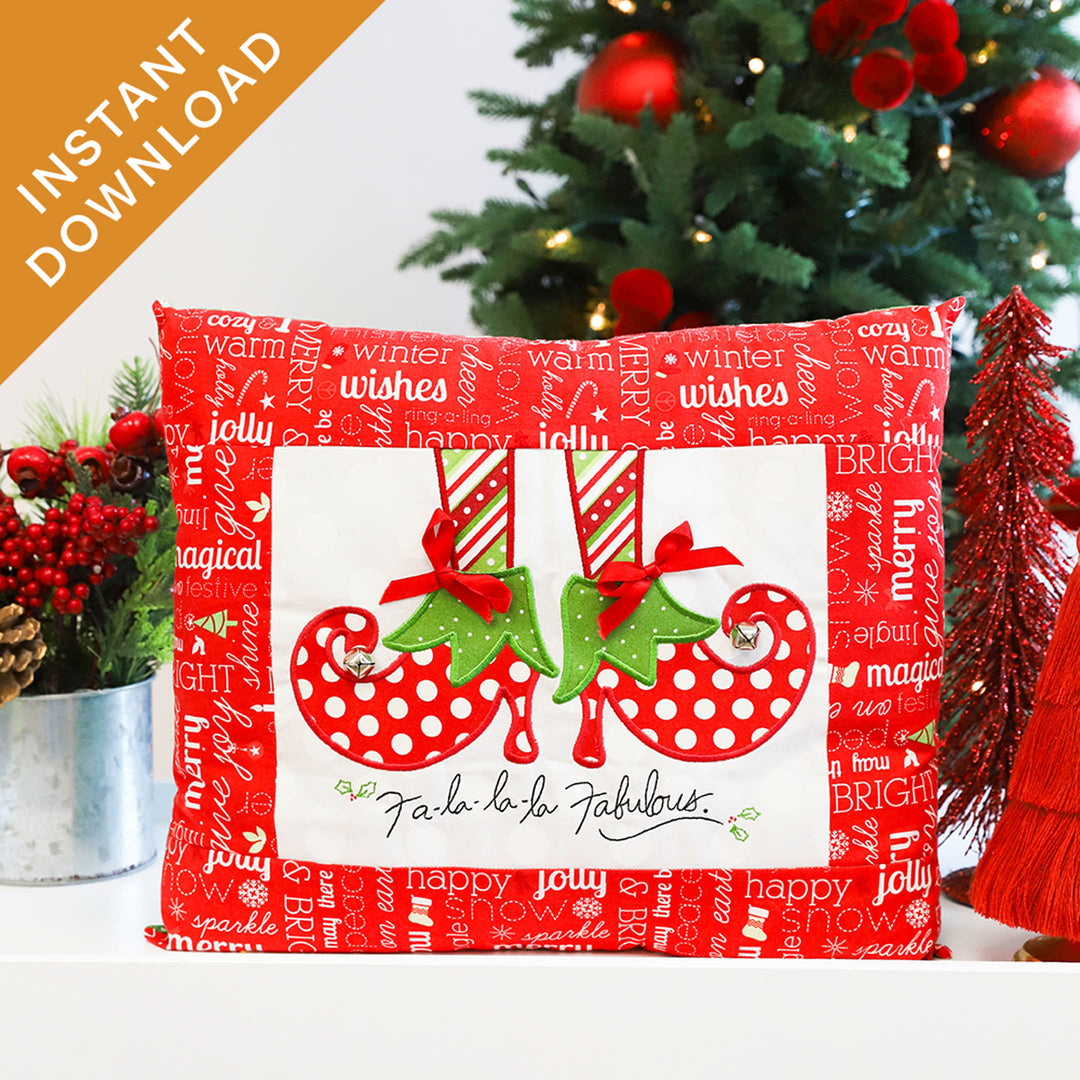 Fa La La La Fabulous Pillow (Digital Download)