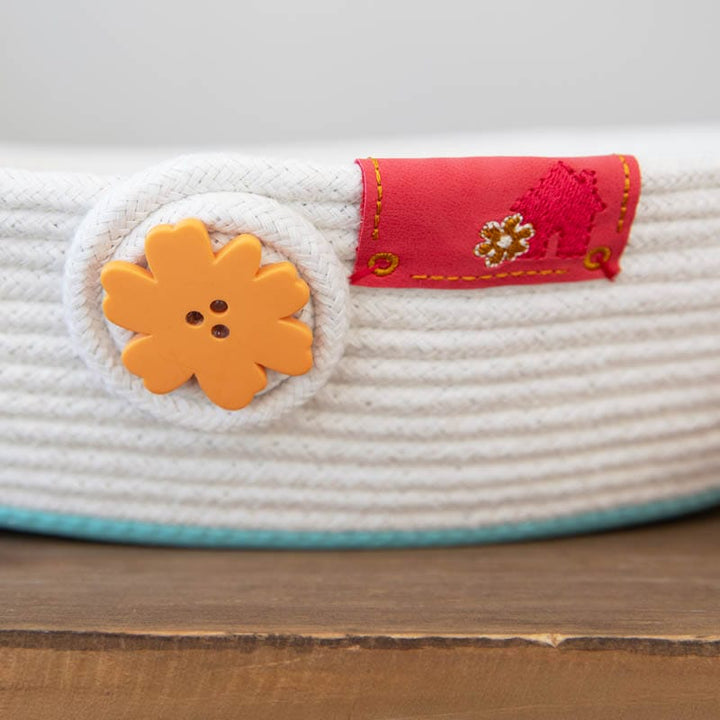 Home Sweet Home Rope Bowl - Machine Embroidery Project Kit