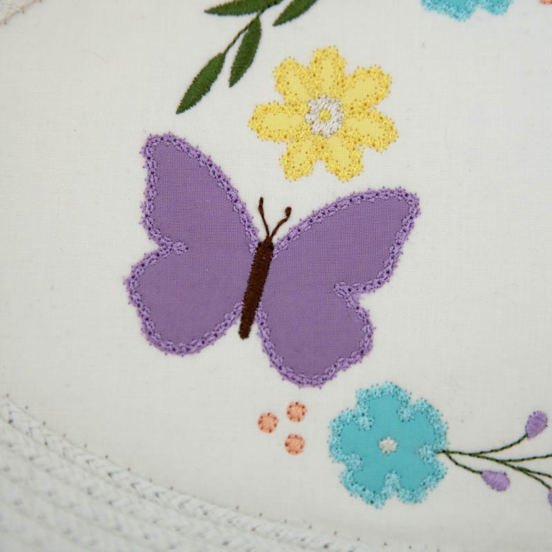 Butterfly Rope Bowl - Machine Embroidery Project Kit