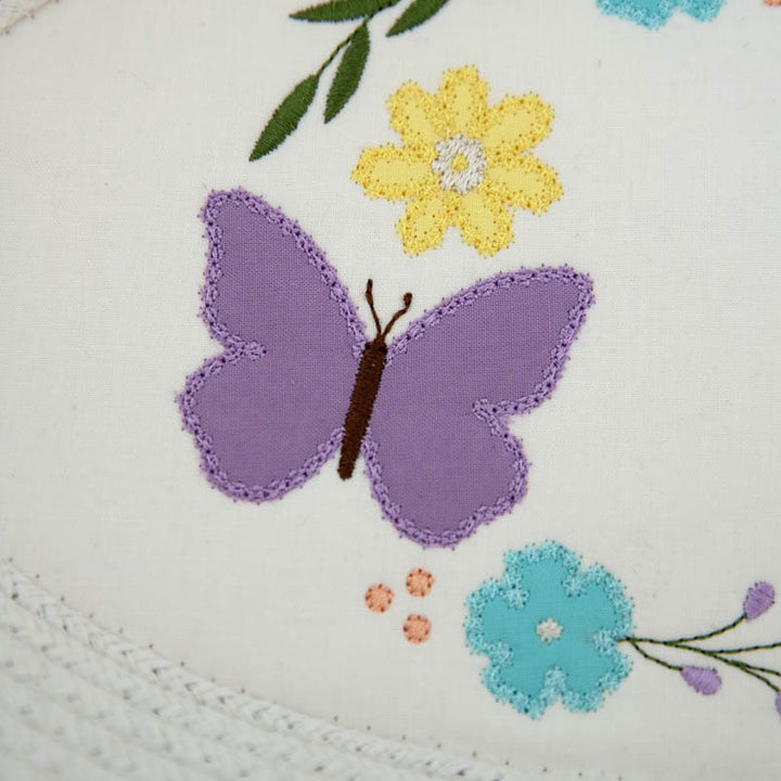Butterfly Rope Bowl - Machine Embroidery Project Kit
