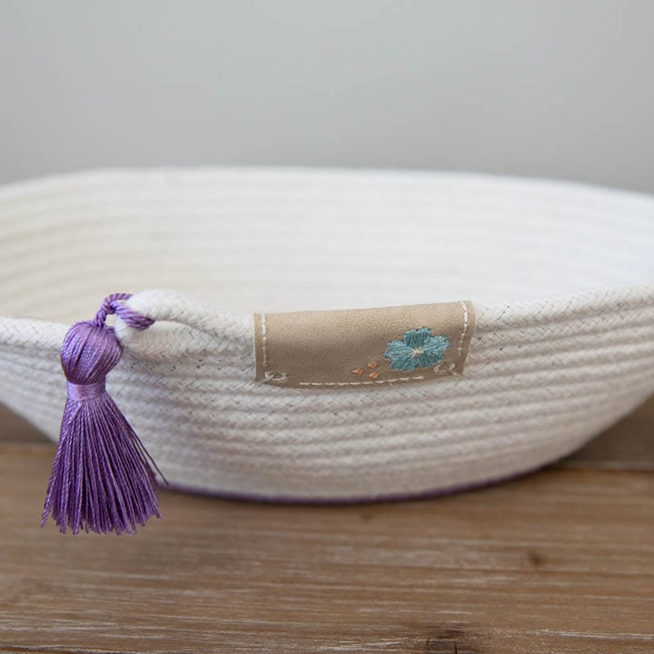 Butterfly Rope Bowl - Machine Embroidery Project Kit