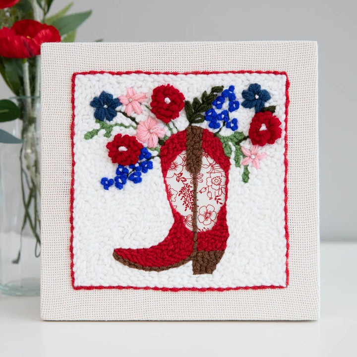 Americana Cowgirl Punch Needle Plus Kit