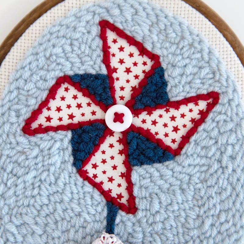 Patriotic Party! Punch Needle Plus Embroidery Kit