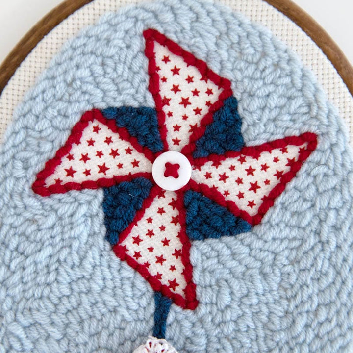 Patriotic Party! Punch Needle Plus Embroidery Kit