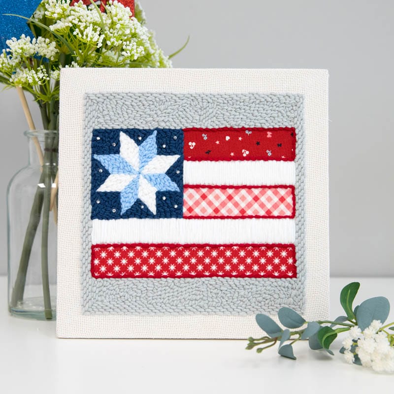 Stars & Stripes Forever Punch Needle Plus Kit