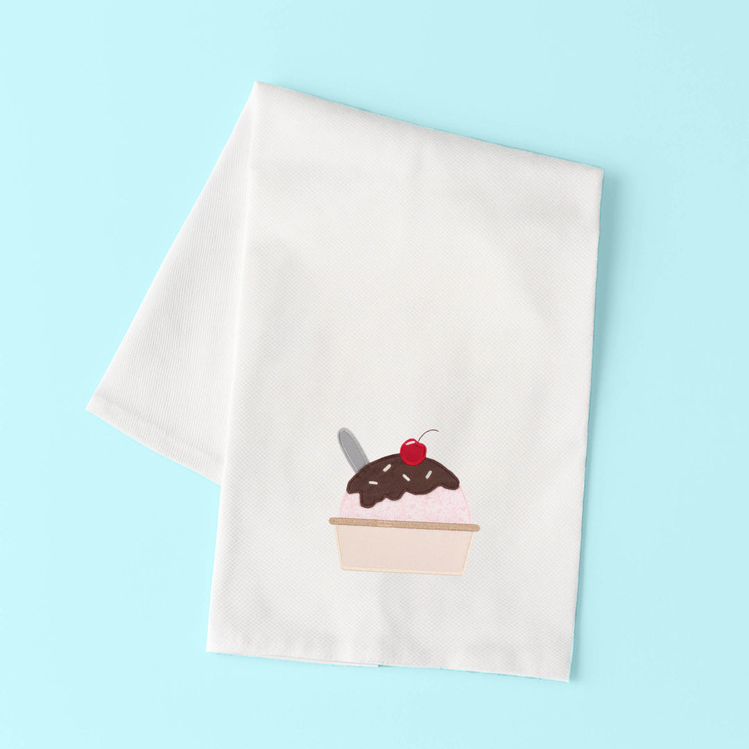 Ice Cream Sundae Applique 3 (Digital Download)