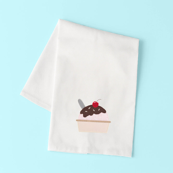 Ice Cream Sundae Applique 3 (Digital Download)