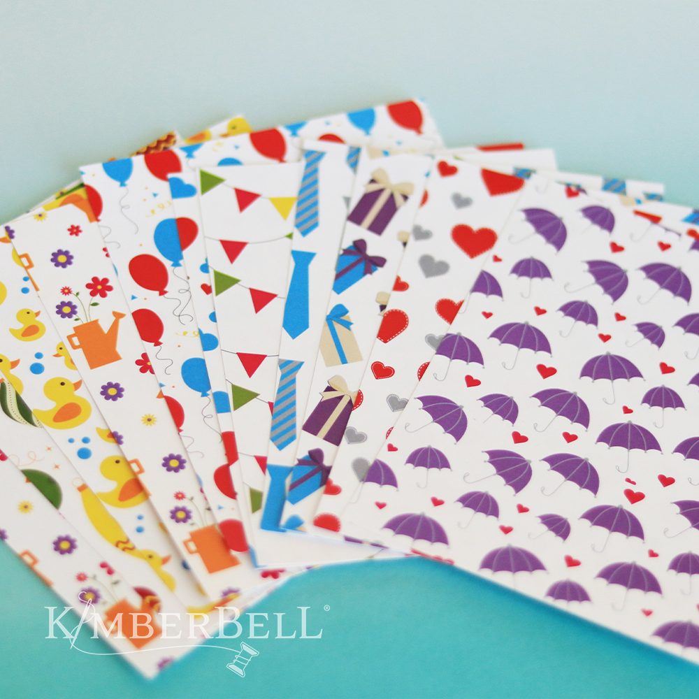 Embroidered Cards: Watercolor Wishes