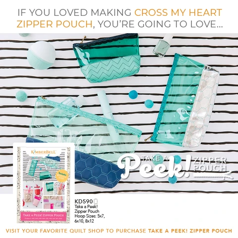 Cross My Heart Zipper Pouch