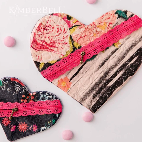 Cross My Heart Zipper Pouch