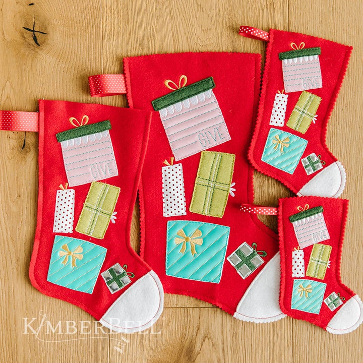 Christmas Morning Felt Stocking