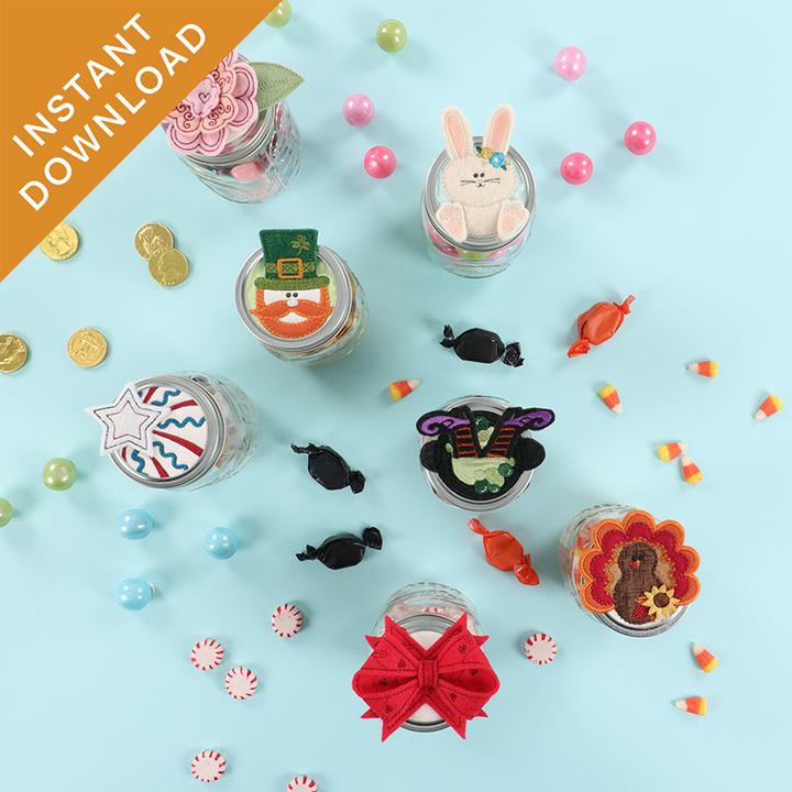 Seasonal Jar Toppers (Digital Download)