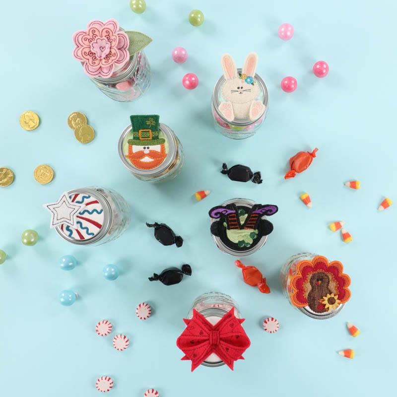 Seasonal Jar Toppers | Kimberbell