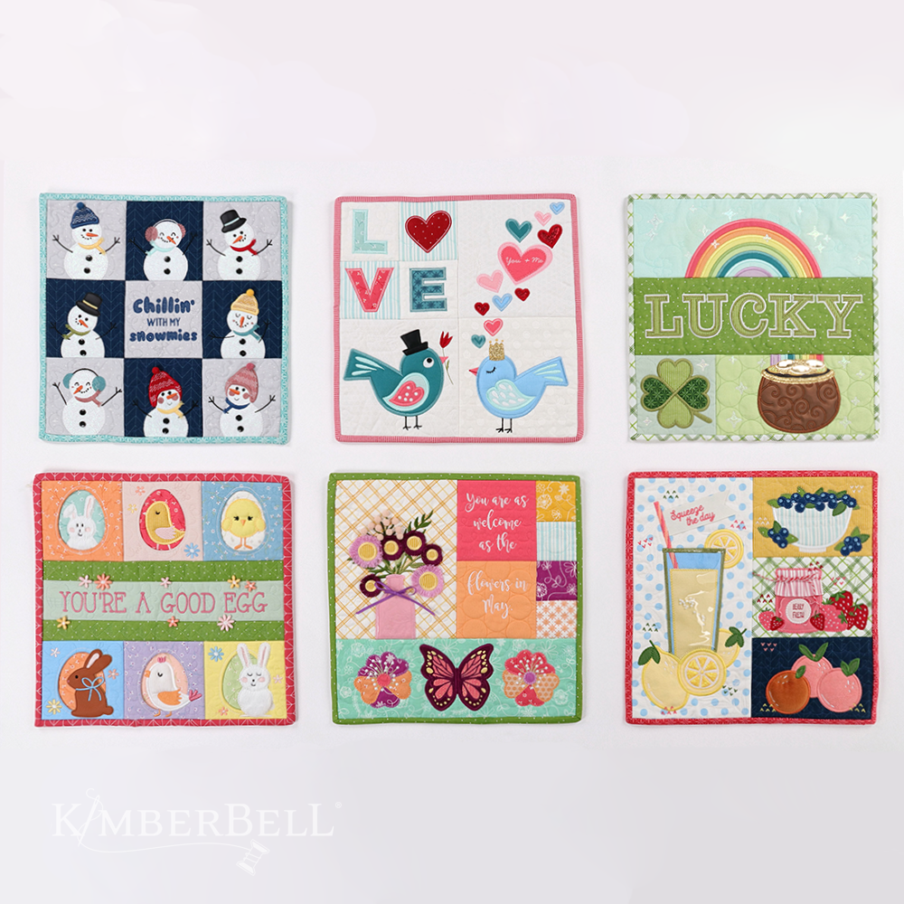 Mini Quilts Vol. 1: January-June Quilting Bundle