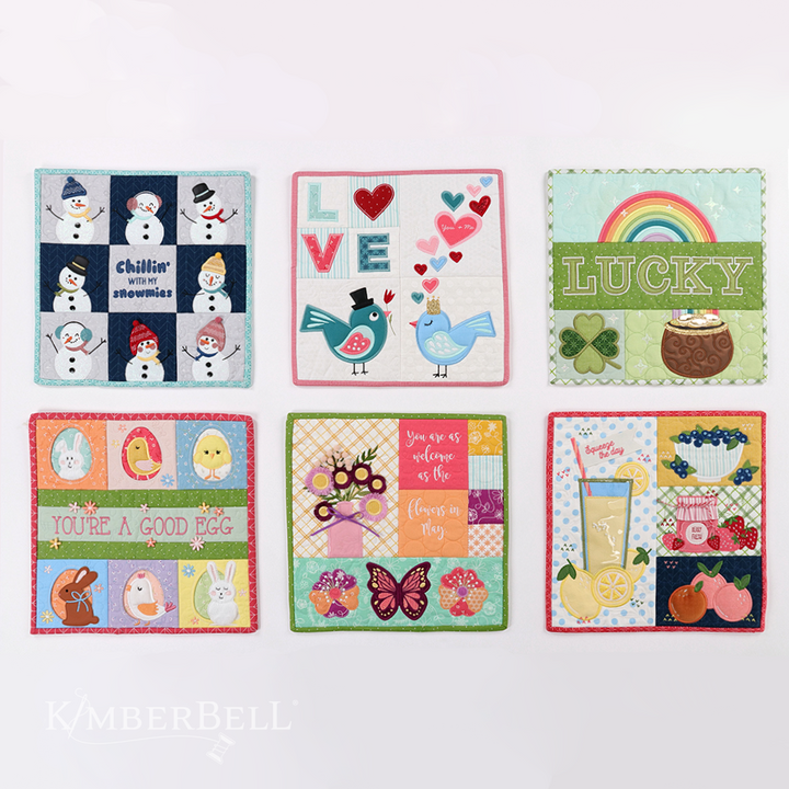 Mini Quilts Vol. 1: January-June Quilting Bundle