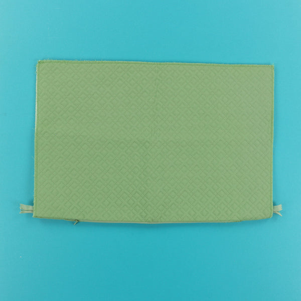 Green Quilted Pillow Cover Blank