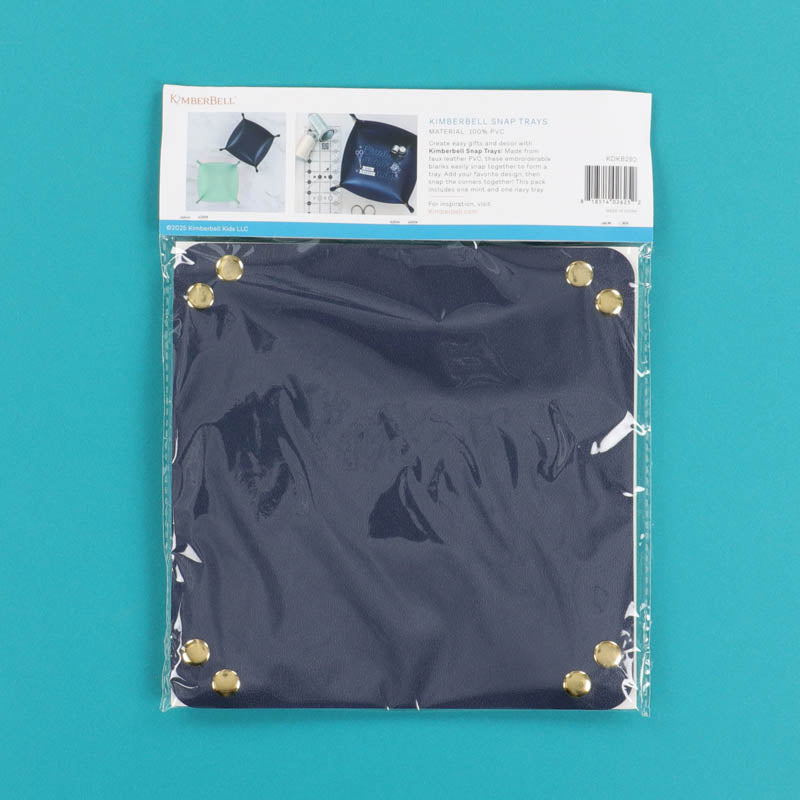 Kimberbell Snap Trays Mint & Navy