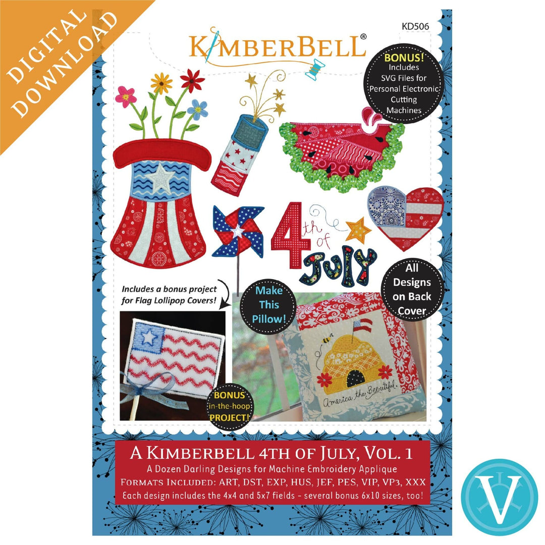 KDVT1005 Kimberbell 4th of July