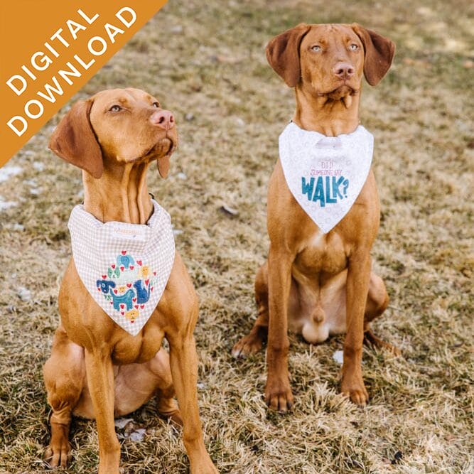 Playful Pet Kerchiefs (Digital Download)