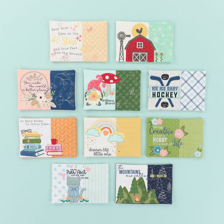 Mug Rug Embroidery Designs Vol. 6 all